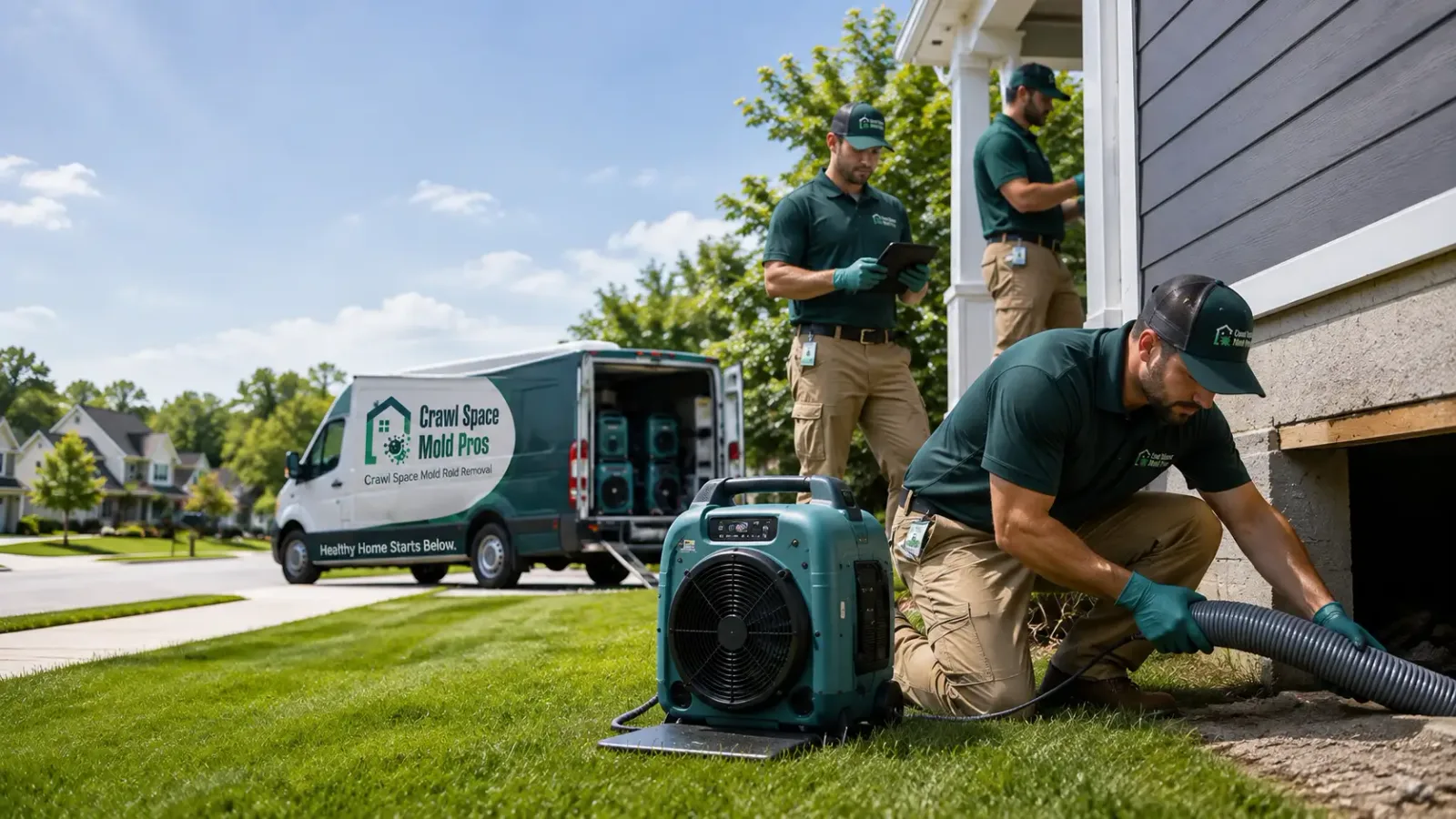 Crawl Space Mold Removal in Sioux City, IA